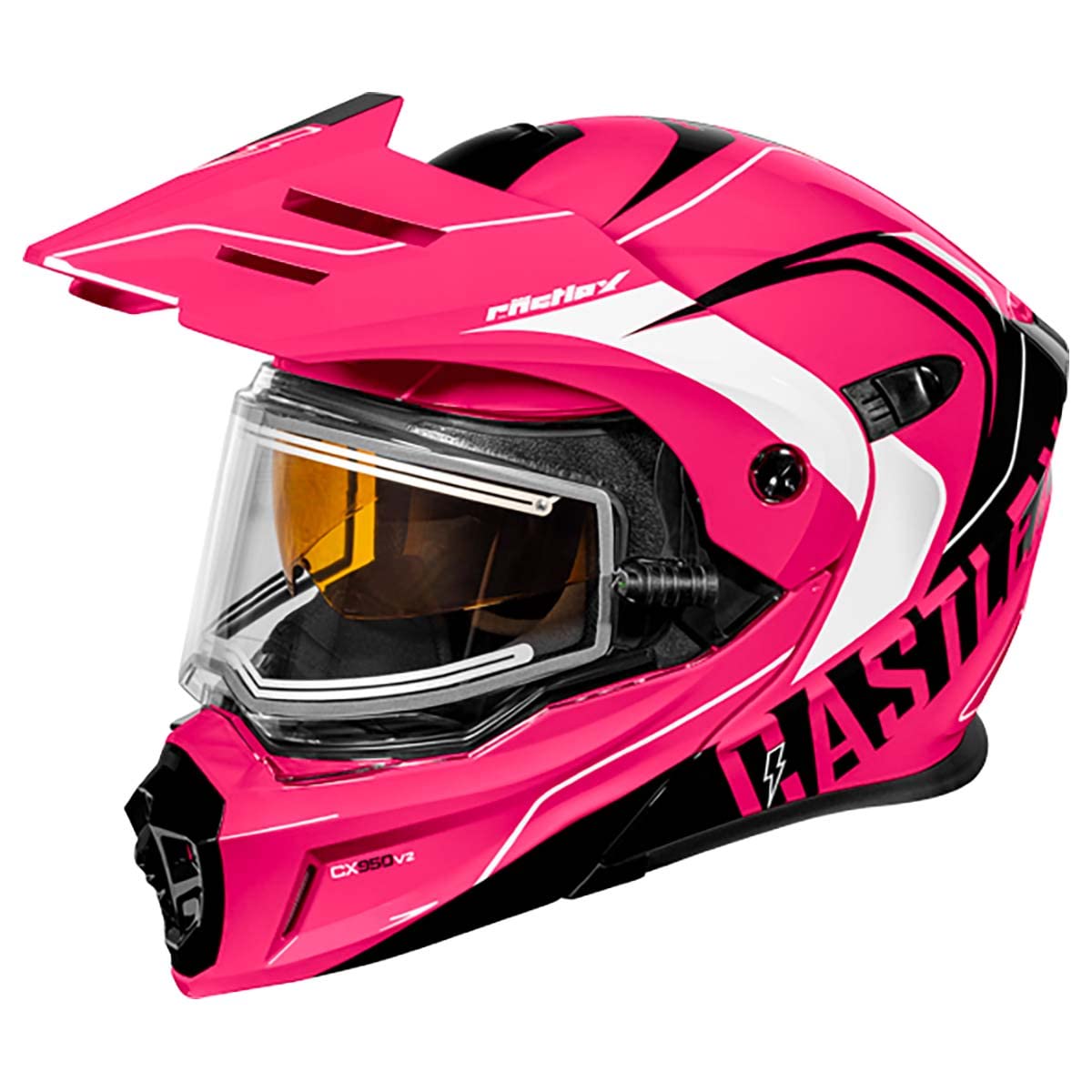 Amazon.com: Castle X CX950 V2 Wake Modular Electric Snow Helmet
